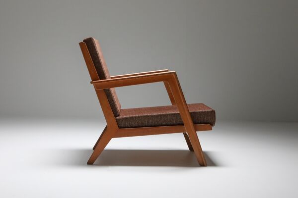 paire de fauteuils modernistes d'Elmar Berkovich - années 1950