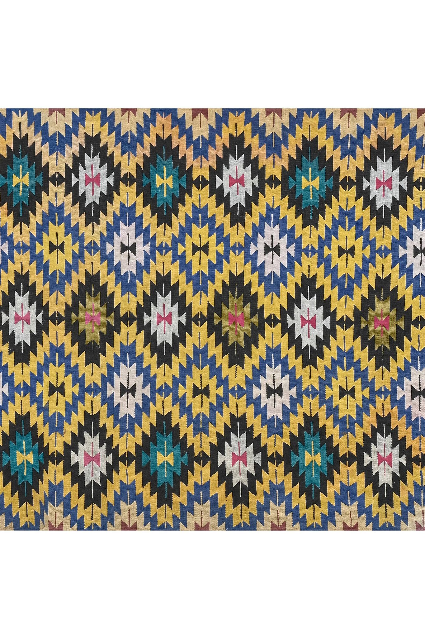 Tapis Kilim turc vintage tissé main