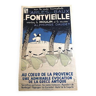 Affiche Fontvieille de Léo Lelée 1935