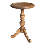 Solid oak side table