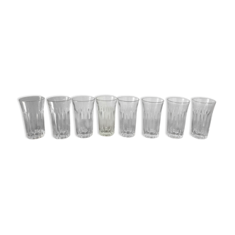 Lot de 8 verres anisette