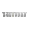 Lot de 8 verres anisette