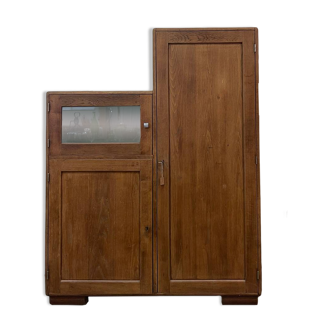 Asymmetrical oak furniture