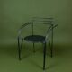 Silver Moon Armchair Pascal Mourgue metal 1985