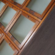 Antique Large Dutch Oak Haberdashery Shop Cabinet Folding Doors, 1920/30s