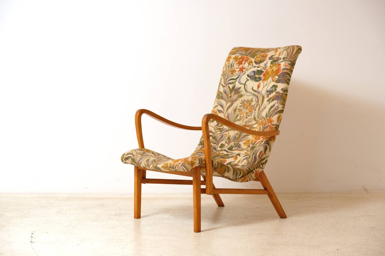 Olof Persson armchair, industrial Sweden, 1940s.