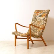 Olof Persson armchair, industrial Sweden, 1940s.