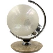 Murano glass spherical table lamp, Mazzega Italy 1970s