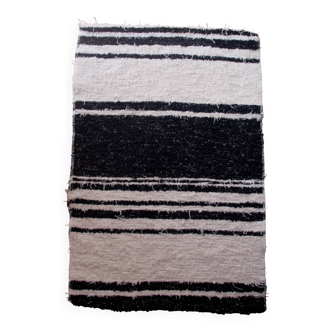 Tapis artisanal en coton recyclé