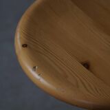 Set of 4 stools / bases in pine by Rainer Daumiller, Danish, mid-20th century, 1970.