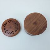 Round wooden diffuser box