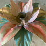 Metal flower wall lamp