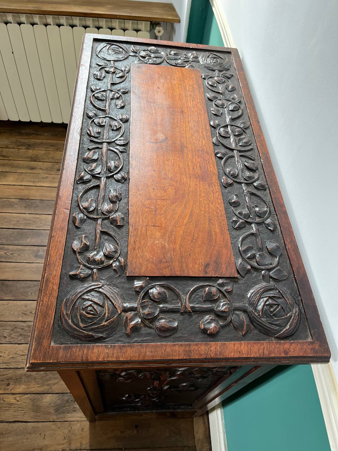 Victorian-era carved buffet