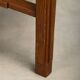 Dutch Art Deco Amsterdam School side table of solid and veneered oak