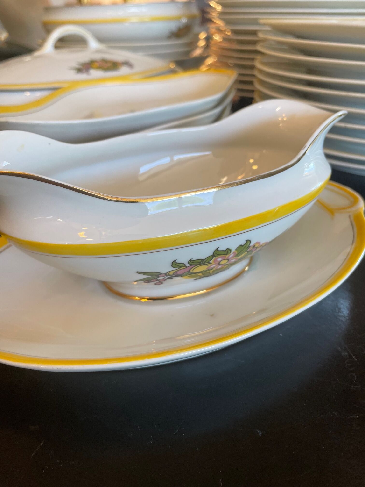 Limoges porcelain service