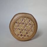 Woven basket made of natural fibre