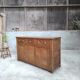 Buffet vaisselier en pin 1900