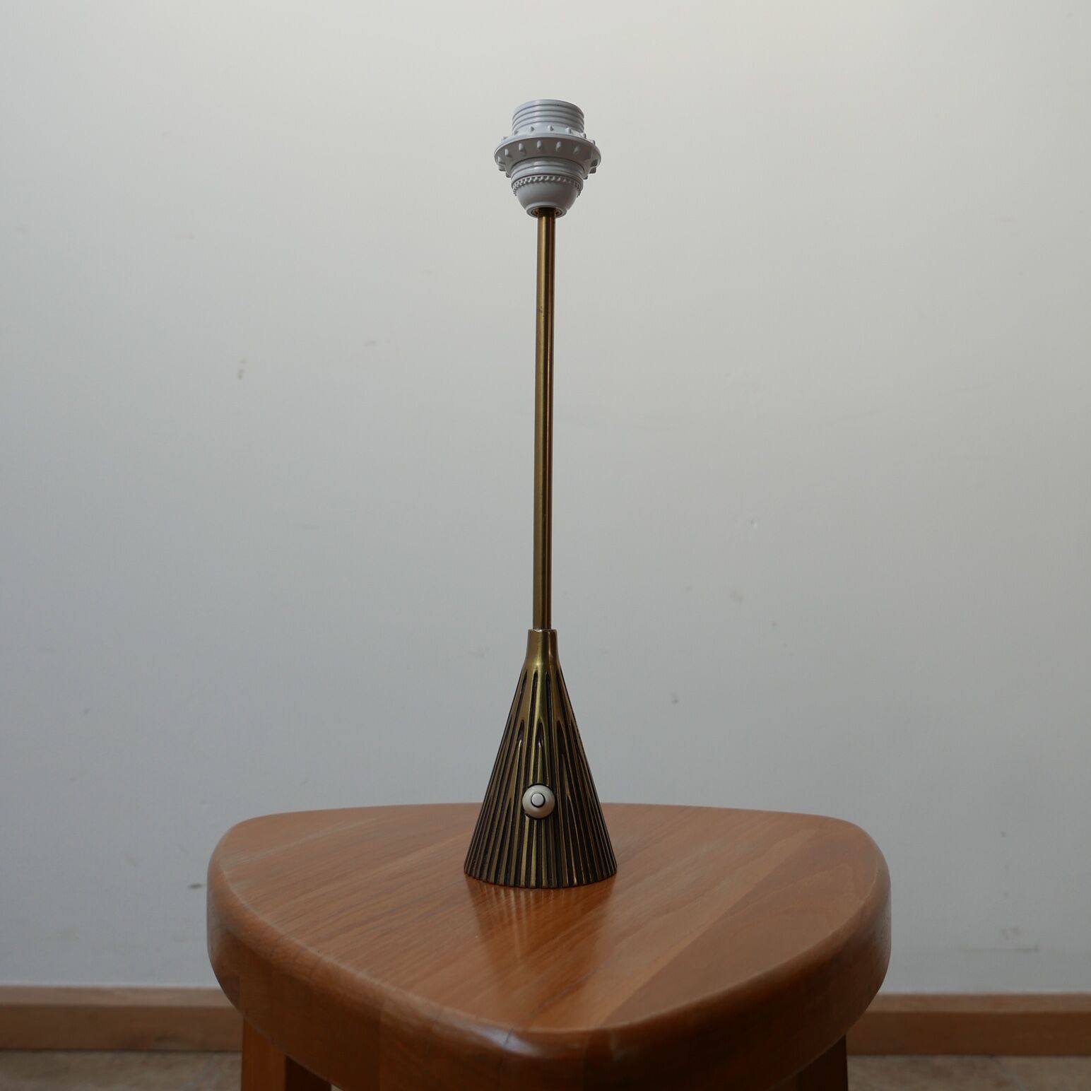 Mid-Century Brass Table Lamp by Sonja Katzin