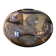 Globe en verre fumé