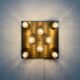 Vintage German Brass Ceiling or Wall Lamp from Sölken, 1970s