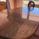 Brazilian pink granite dining table