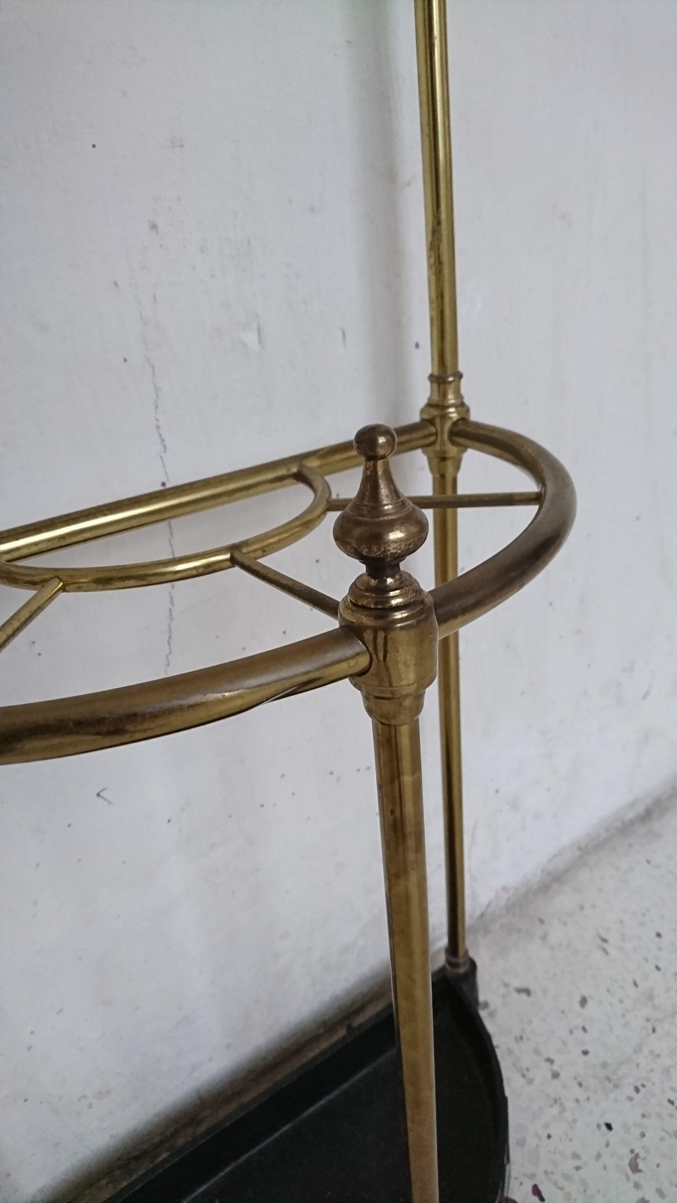 Coat rack and umbrella