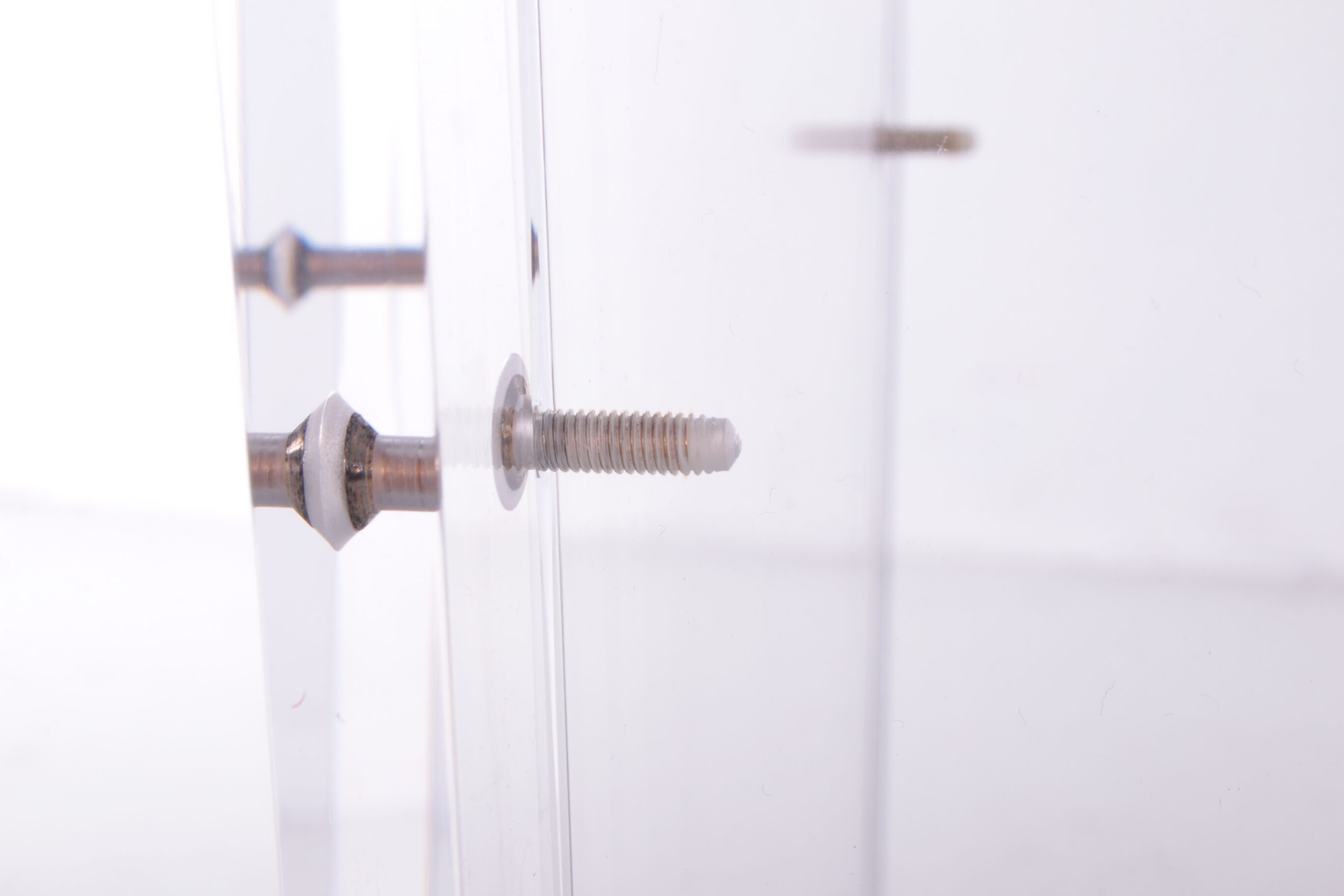 Plexiglass Umbrella Stand Charles Hollis Jones with brass accents, 1970