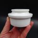Pair of old buttermakers in thick porcelain from the brand Pillivuyt 1930
