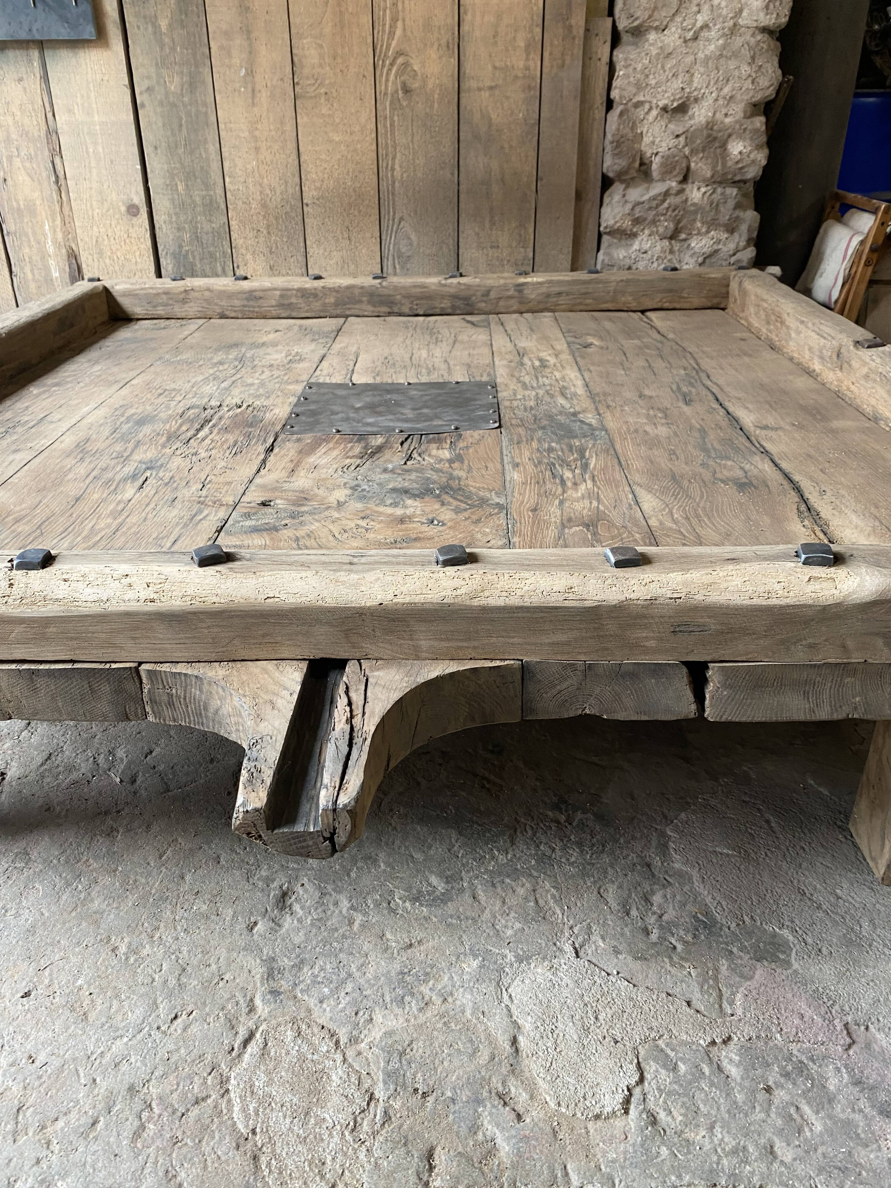 Unusual press coffee table