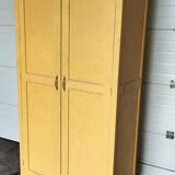 two-door wooden workshop cabinet