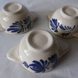 set of 3 small eared bowl