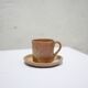 Série de 8 tasses et sous tasses vintage en grès
