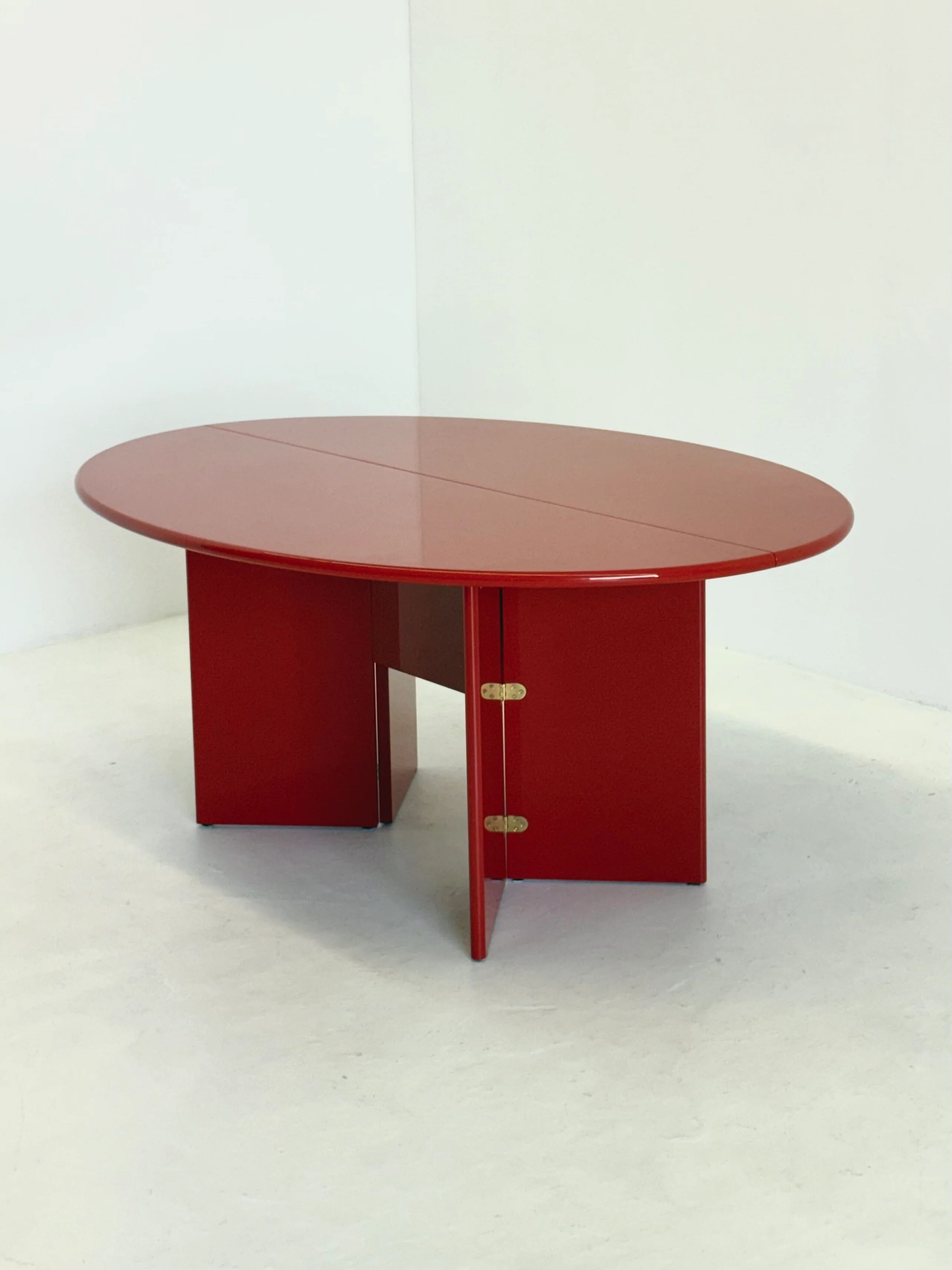 Antella dining table / console table by Kazuhide Takahama for Cassina in red