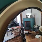 Vintage wall mirror 70s, 60 cm