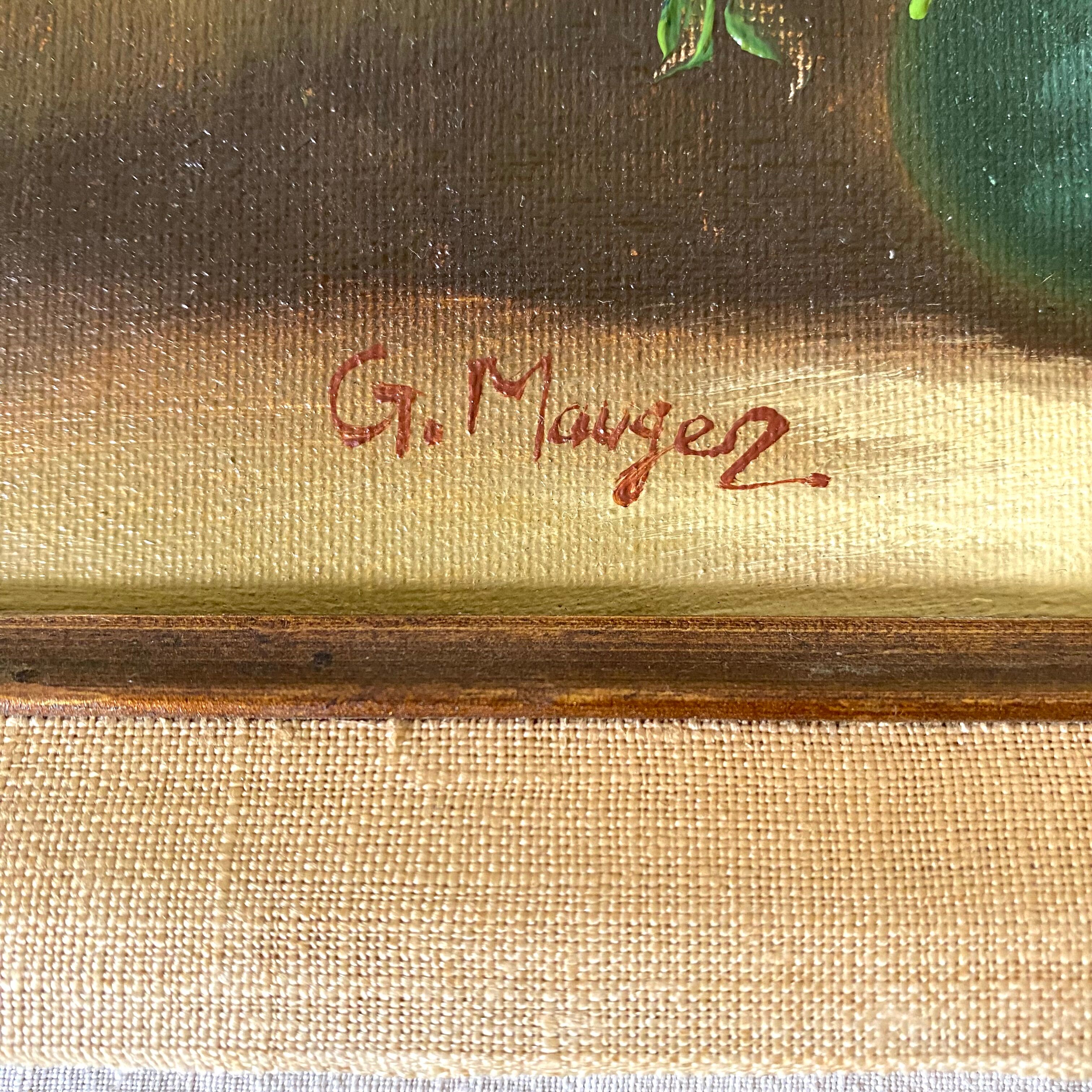 Painting bouquet of flowers