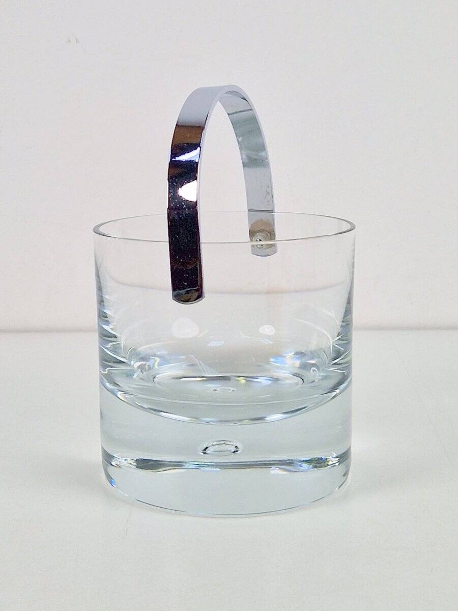 Pippi Ice Bucket in Glass by Vicke Lindstrand for Kosta Boda, Sweden, 1970s