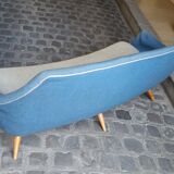 Sofa Sofa Arc curved EGG Scandinavian years 50-60