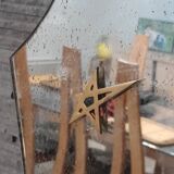 Vintage hairdresser's dressing table from the 50s rockabilly Formica barber