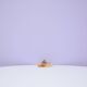 vintage pink marble ashtray swan