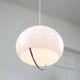 White Space Age Jolly Pendant Lamp from Guzzini, 60s