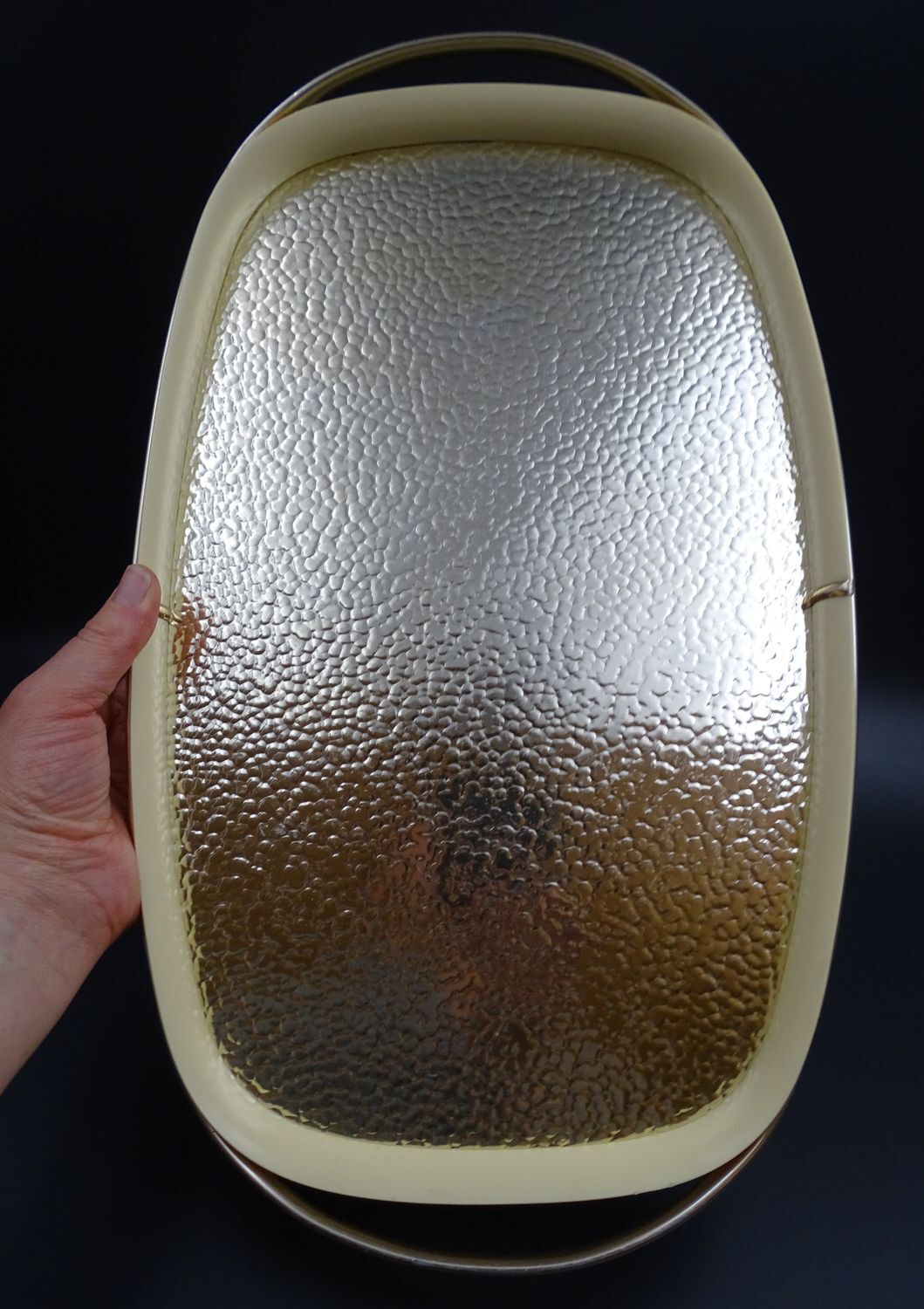 1970s Plateau - Silver Italian Design - Medium Size - So Vintage