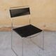 Chaise « scoubidou » vintage noire