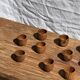 Mini cup, saucer or egg cup in teak H5 D5