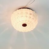 Mid-Century Bubble Glass Flush Mount from Limburg, Germany, 1960s