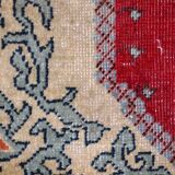 Old turkish konya handmade carpet 69cm x 108cm 1920s, 1c500