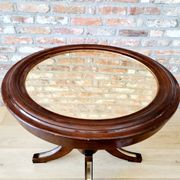 Round side table in Empire style, Hollywood Regency