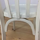 White Luterna vintage bistro chairs