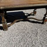 Living room coffee table walnut marquete 1950/60