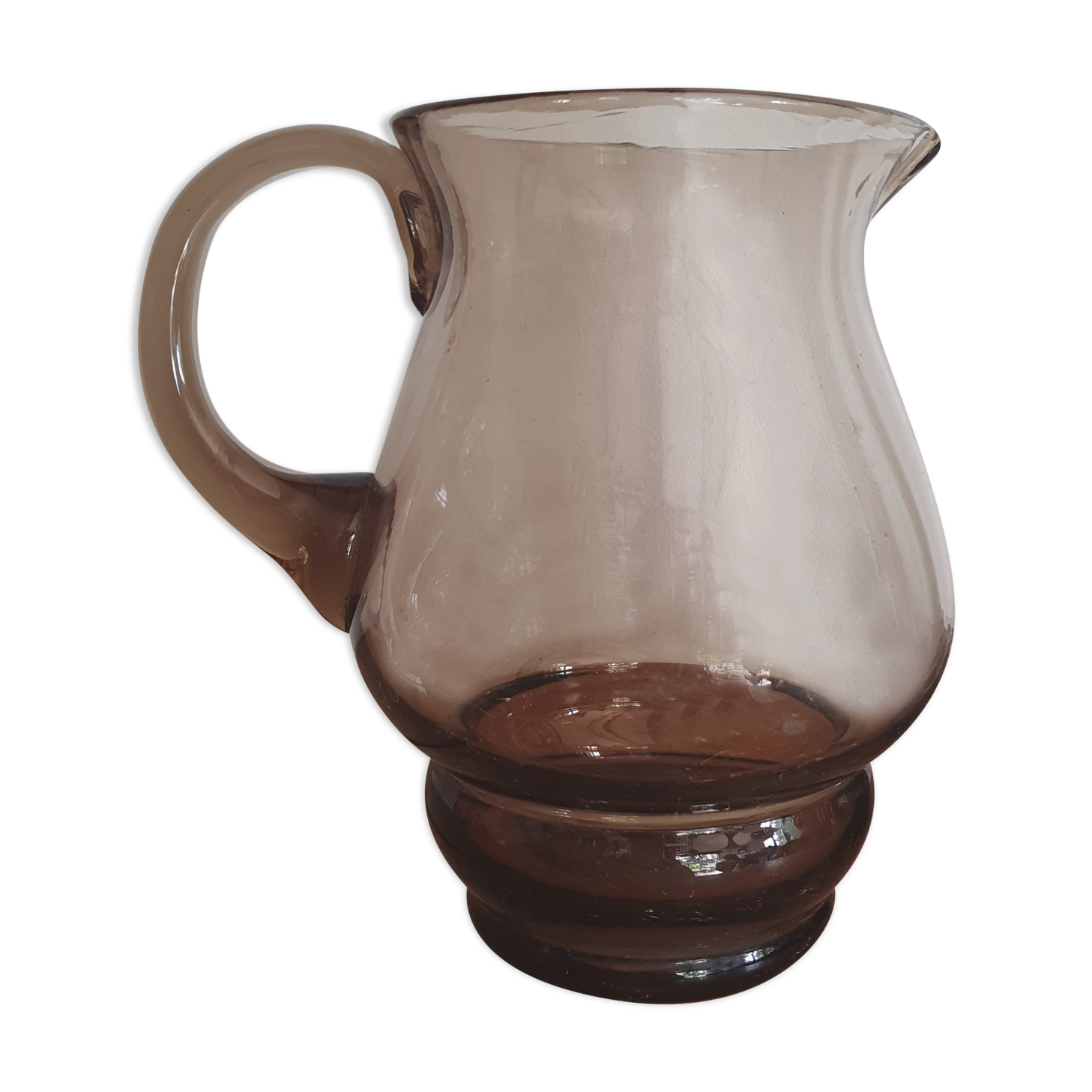 Smoked glass decanter