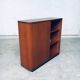 Mid-Century Modern Sliding Door Filing Cabinet, Belgium, 1960s